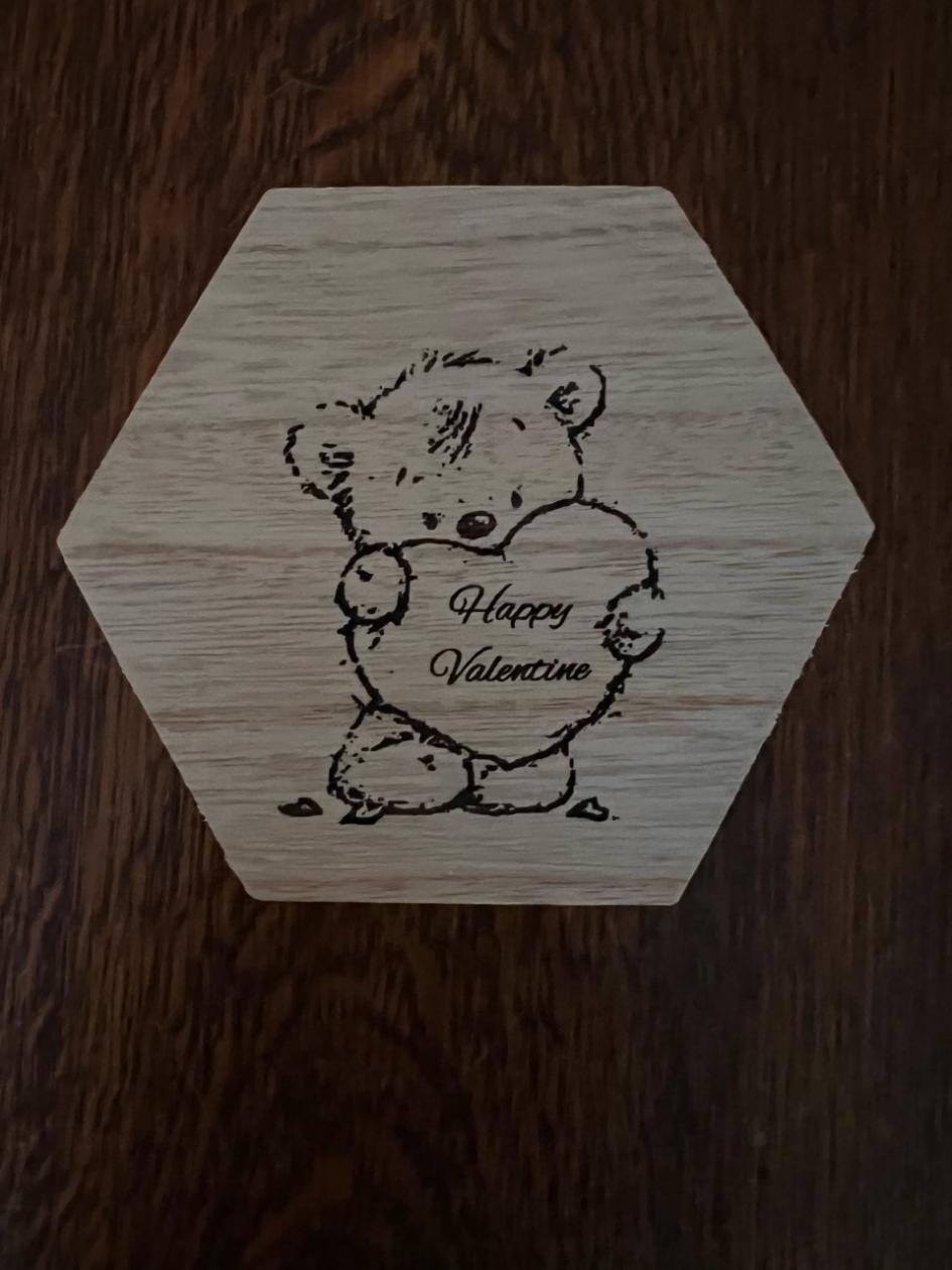 Valentijns kistje met beertje